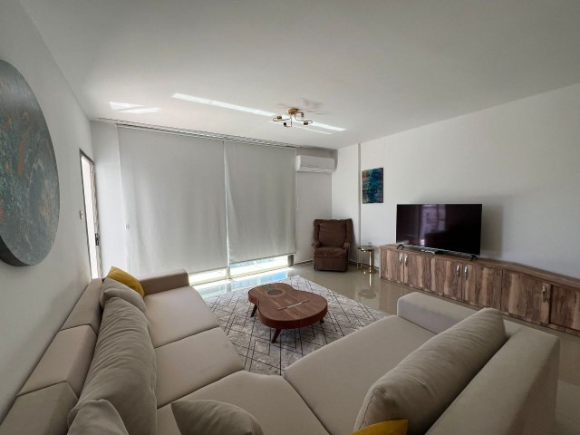 2+1 FURNISHED FLAT FOR SALE IN KYRENIA TEACHERS HOUSE AREA WITH POOL