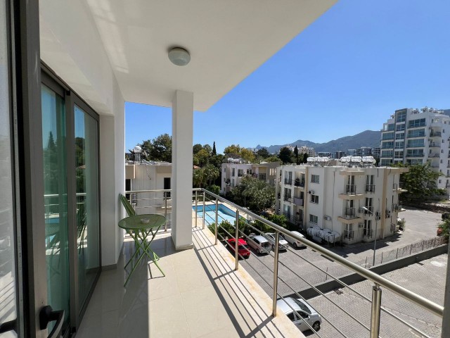 2+1 FURNISHED FLAT FOR SALE IN KYRENIA TEACHERS HOUSE AREA WITH POOL