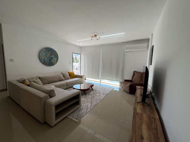 2+1 FURNISHED FLAT FOR SALE IN KYRENIA TEACHERS HOUSE AREA WITH POOL