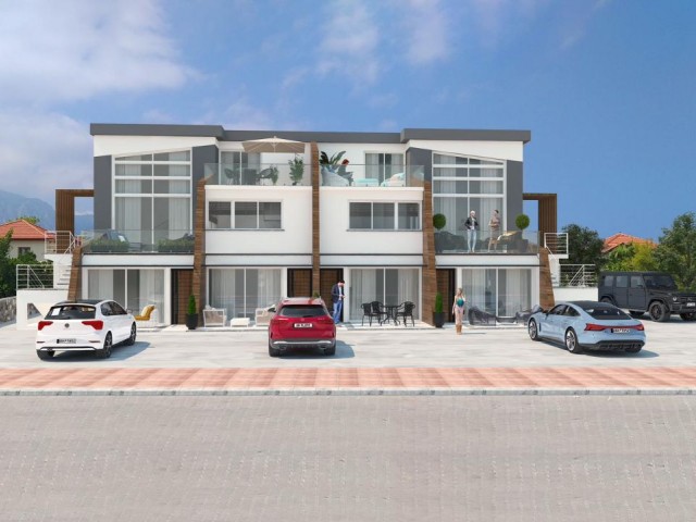 GİRNE/ALSANCAK CAMELOT PLAJI BÖLGESİNDE SATILIK 2+1 LOFT DAİRE