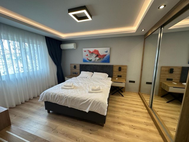 2+1 MÖBLIERTE DUPLEX-WOHNUNG ZU VERMIETEN IN GIRNE/DOĞANKÖY