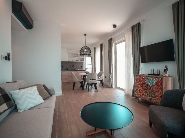 2+1 FULLY FURNISHED FLAT FOR SALE IN A STUNNING SITE IN GIRNE/ALSANCAK