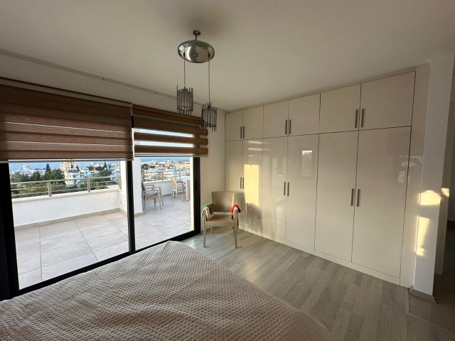 3+1 FULLY FURNISHED PENTHOUSE FOR RENT IN KYRENIA CENTER