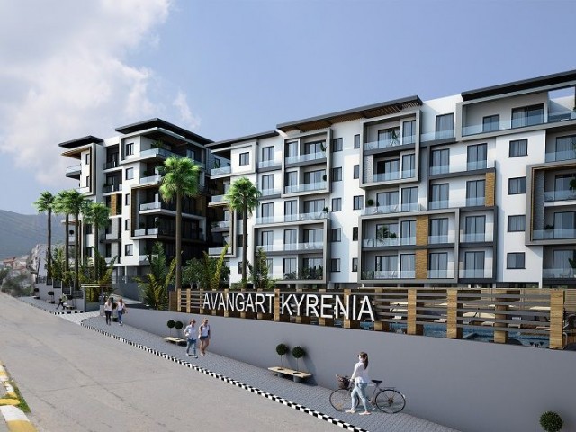 For sale in the center of Kyrenia 1+1 2+1 3+1 apartments and penthouses ** 