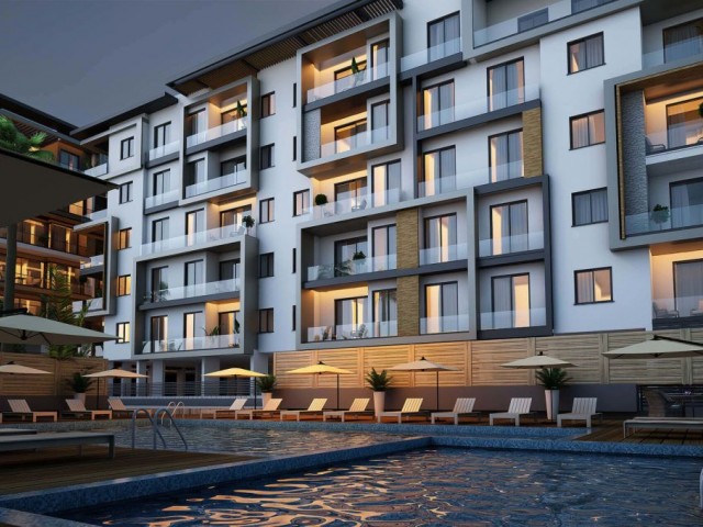 For sale in the center of Kyrenia 1+1 2+1 3+1 apartments and penthouses ** 