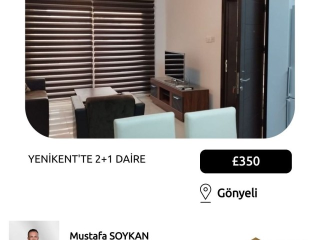 YENİKENT'TE KİRALIK 2+1 DAİRE