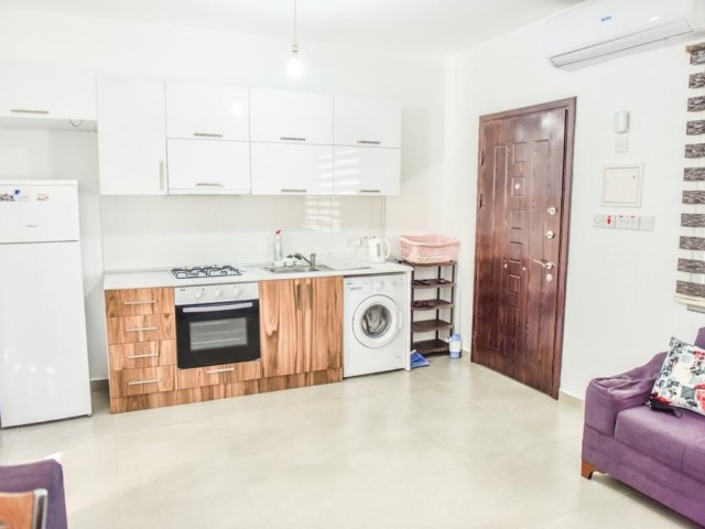 ! Der Komfort Ihrer Träume: Möblierte, moderne 1+1-Wohnung – im Herzen von Karaoğlanoğlu, nur 77.000