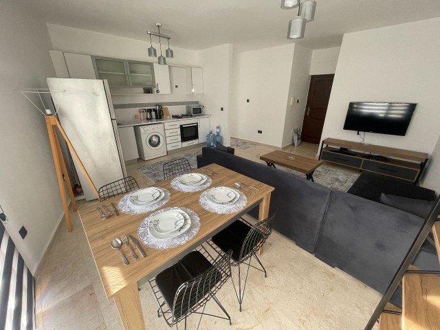 Modern 2+1 for Daily Rent on the 3rd Floor in Kyrenia Bazaar Center