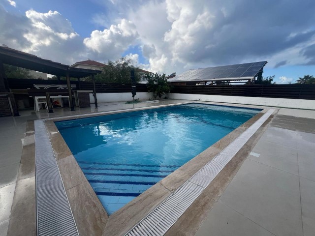 3+1 Pool Villa Close to Alsancak Merit Royal - Ready for Transfer!