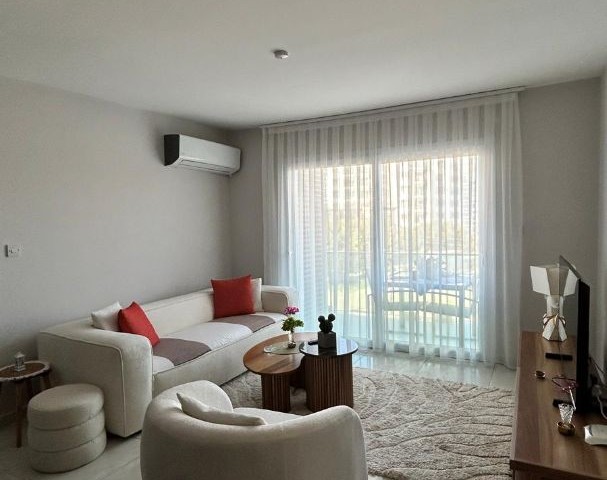 2+1 Design Furnished Flat for Sale in Karakum, Kyrenia - Within a Site for Sale