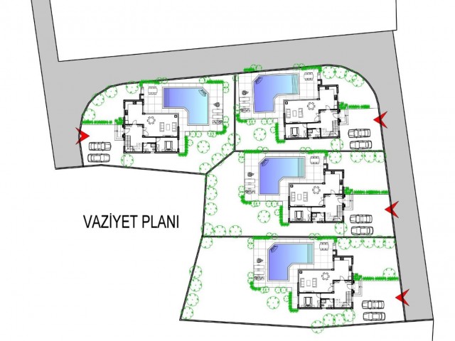 Neues Projekt Mit 4 Schlafzimmern In Kyrenia / Ozanköy ** 