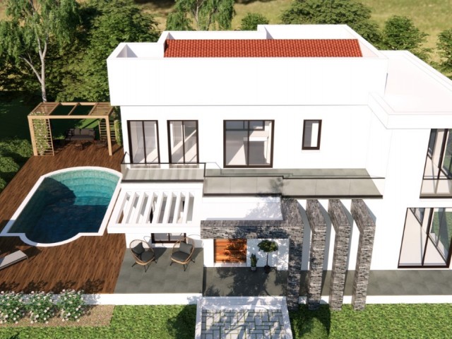 Turkish Made Villa For Sale in Girne/Bellapaiste