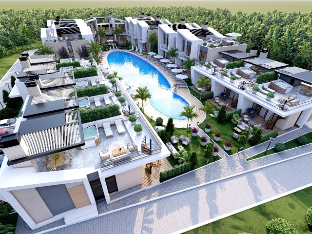 1+1 and 2+1 Apartments for Sale Close to the Sea in Kyrenia/Lapta