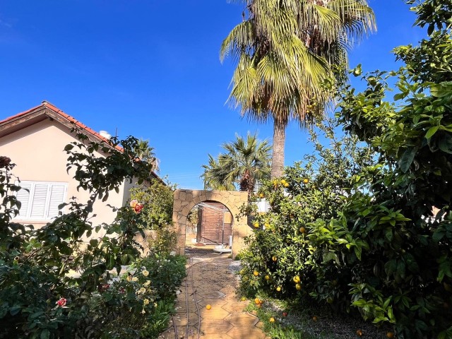 Bungalow mit Garten, Kamin, privatem Pool zu vermieten in Çatalköy, Kyrenia