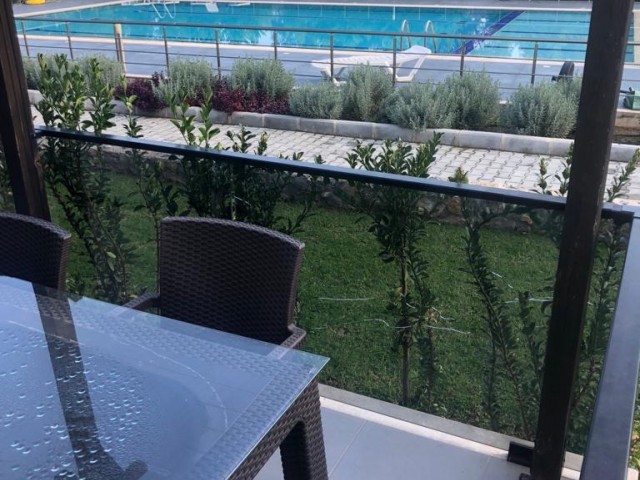 Luxury Furnished Flat for Sale in a Site with Pool in Kyrenia/Alsancak