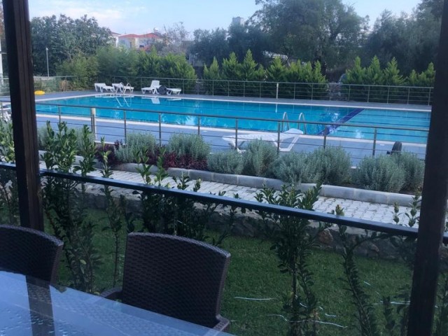 Luxury Furnished Flat for Sale in a Site with Pool in Kyrenia/Alsancak