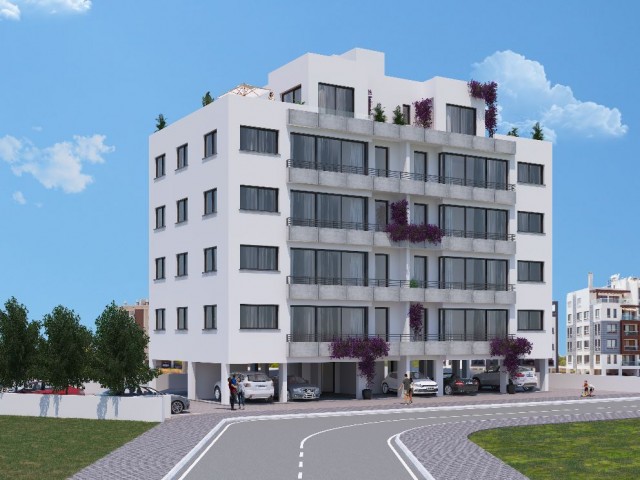 LEFKOŞA DEREBOYU'NDA SATILIK 1+1 PENTHOUSE DAİRE