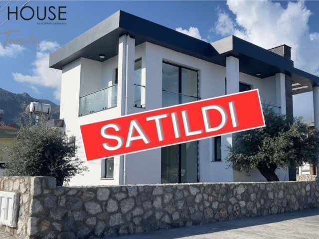 Ultraluxuriöse, lieferbereite 4+1-Villa mit Berg- und Meerblick in Girne Zeytinlik