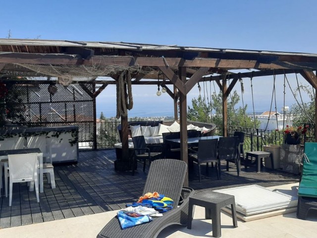 3+ 1, FURNISHED, PRIVATE POOL VILLA FOR SALE IN KYRENIA&ÇATALKÖY ** 