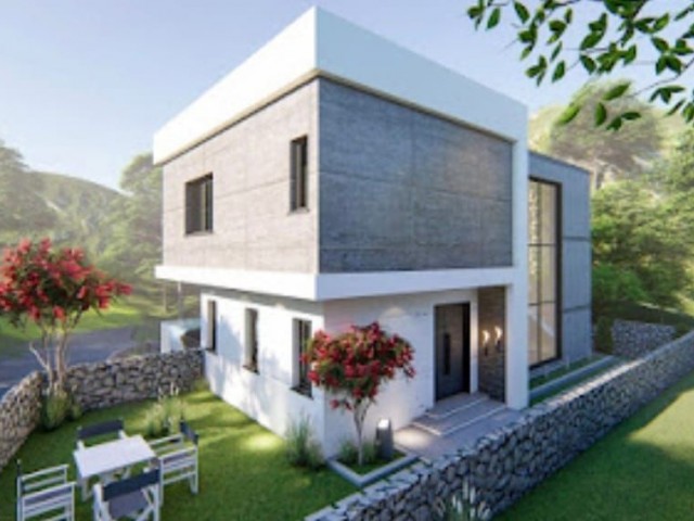 STYLISH, NEW 4 + 1 VILLAS WITH POOL FOR SALE IN KYRENIA & KARMI! ** 