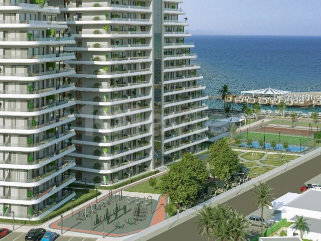 FABULOUS APARTMENTS FOR SALE IN LEFKE GAZİVEREN LUXURIOUS COMMON POOL SEA ZERO!