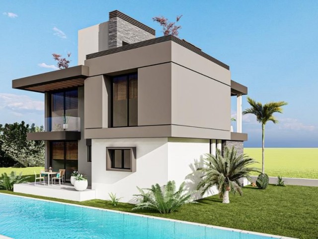 3+1 VILLAS WITH POOL IN A COMPLEX IN GİRNE KARŞIYAKA