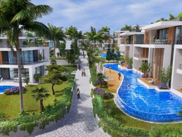STUNNING PROJECT IN TATLISU, 1-2-3 AND 4 BEDROOM FLATS FOR SALE NEAR THE SEA