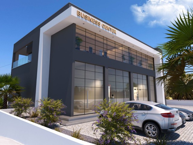 SHOPS AND OFFICES FOR SALE IN THE BUSINESS CENTER ON THE MAIN ROAD IN KYRENIA