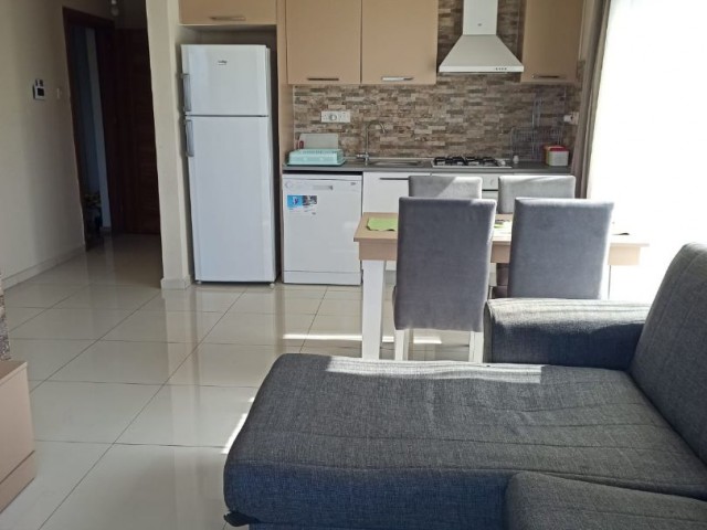 CLEAN 1+1 FLAT FOR RENT IN KYRENIA CENTER WITH SEA VIEW