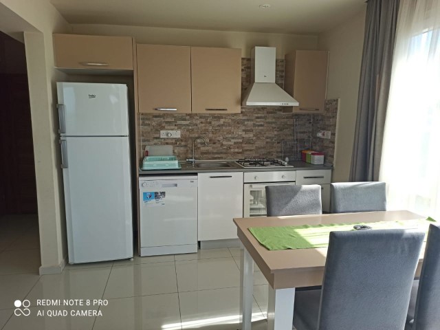 CLEAN 1+1 FLAT FOR RENT IN KYRENIA CENTER WITH SEA VIEW