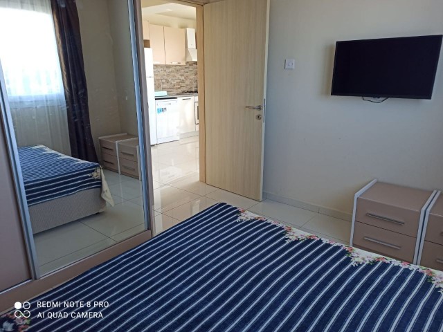 CLEAN 1+1 FLAT FOR RENT IN KYRENIA CENTER WITH SEA VIEW