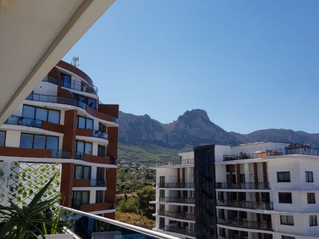 SEA VIEW PENTHOUSE FLAT FOR RENT IN KYRENIA CENTER