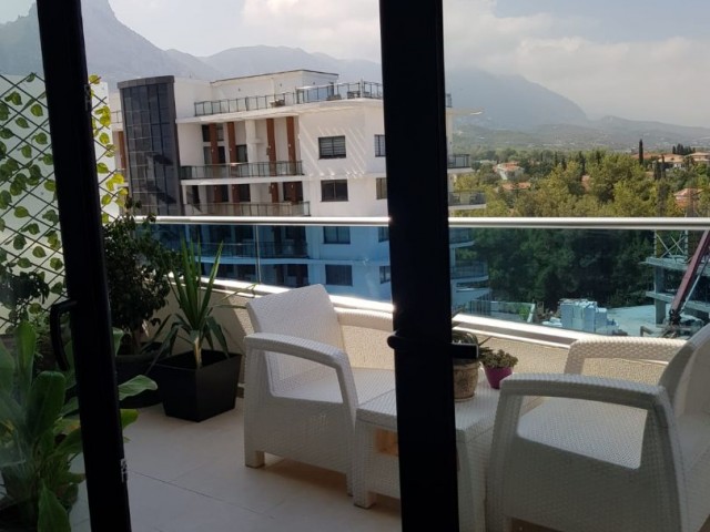 SEA VIEW PENTHOUSE FLAT FOR RENT IN KYRENIA CENTER