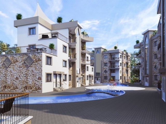 3+1 FLAT FOR SALE IN ALSANCAK WITH A POOL