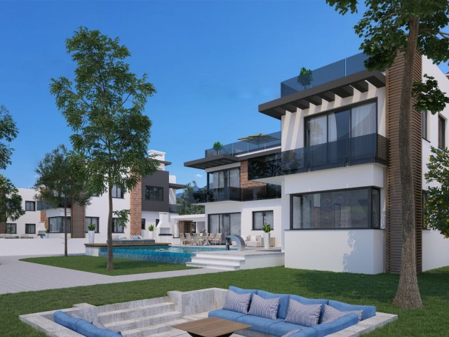 Korea - Karaoglanoglu, Verkauft eine neue Villa mit 4+1 