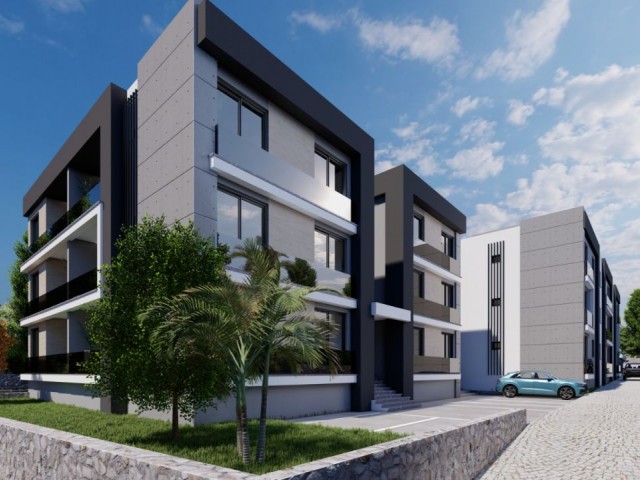 Kyrenia - Lapta, flat 2+1, 35% down payment of 49,000 GPB