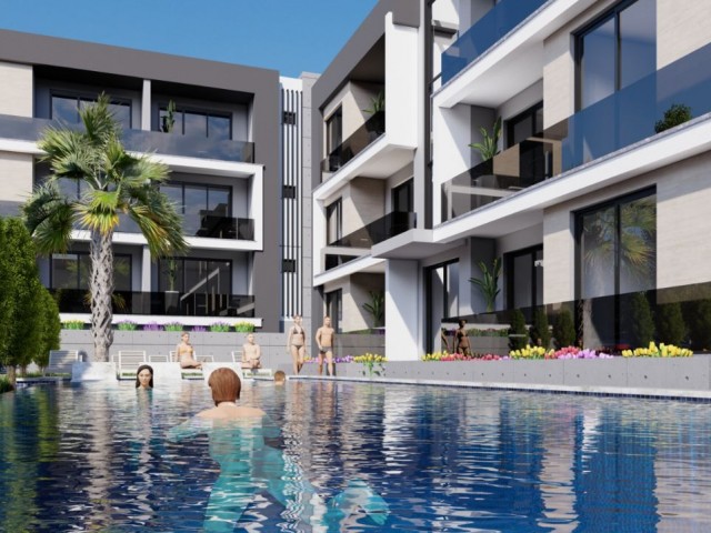 Kyrenia - Lapta, flat 2+1, 35% down payment of 49,000 GPB