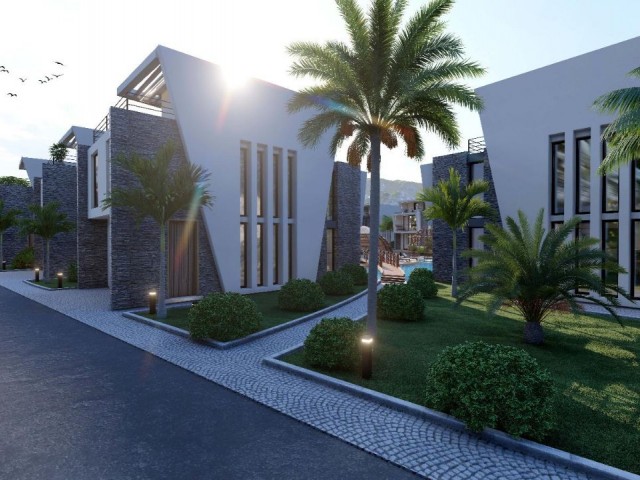 Girne - Lapta, Super Villa 3+1, 30% down payment, 24 monthly installments.