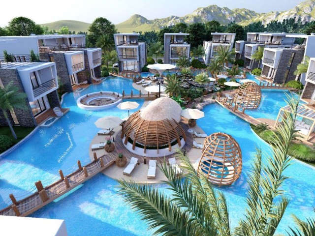 Girne - Lapta, Super Villa 3+1, 30% down payment, 24 monthly installments.