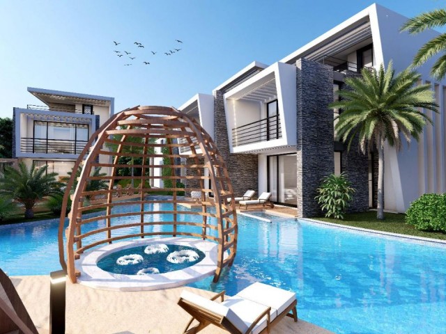 Girne - Lapta, Super Villa 3+1, 30% down payment, 24 monthly installments.