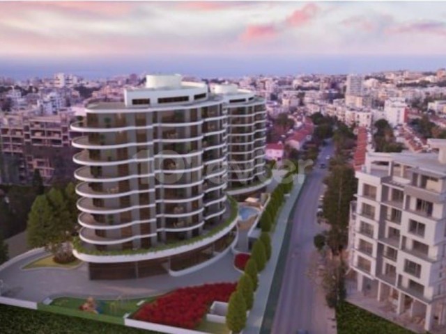 KYRENIA - Oberes Kyrenia, Wohnung zum Verkauf 0+1 im Barış Park.
