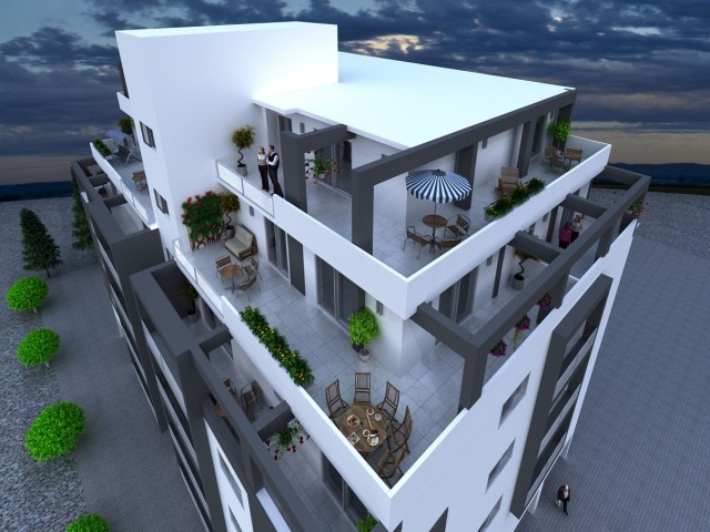 Kyrenia Center Penthouse zu verkaufen 2+1 105m2