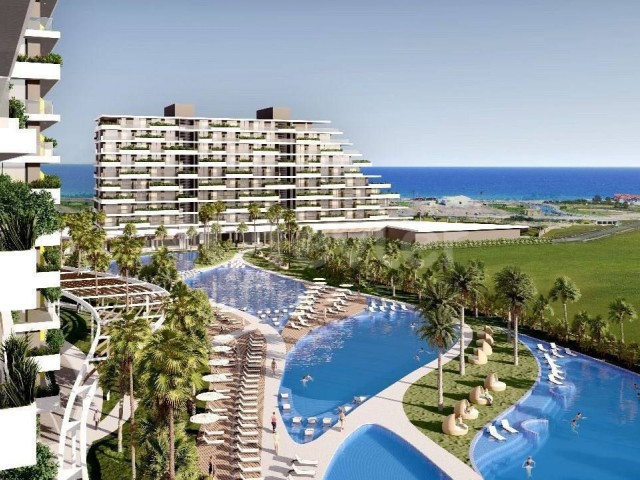 Iskele - لانگ بیچ.   Grand Sapphire Resort and Residences اپارتمان برای فروش 0 + 1، BLOK A. 