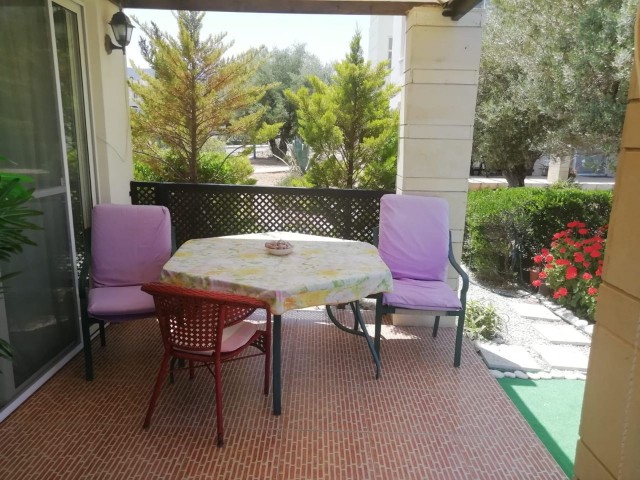 Kyrenia - Esentepe, furnished, 2+1 flat with white goods and private garden. It is 300 meters from the sea. We can speak Turkish, English and Russian.