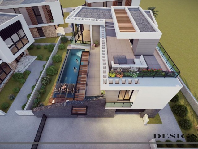 4 bedroom villa for sale in Alsancak with montly deposit ONLY for 5.000 GBP!!!