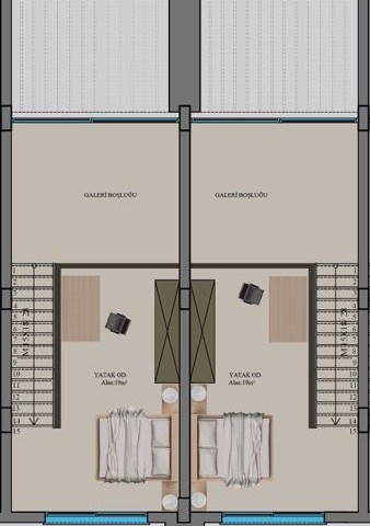 TATLISU 1+1 LOFT DAIRE SATILIK. İngilizce, Türkçe, Rusça konuşuyoruz.