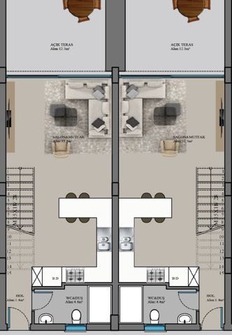 TATLISU 1+1 LOFT-WOHNUNG ZU VERKAUFEN. Wir sprechen Englisch, Türkisch, Russisch.