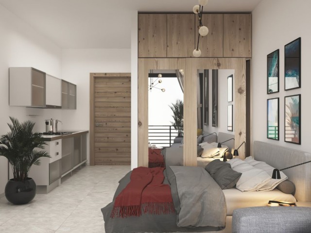 KYRENIA - Esentepe, unumgängliches Studio-Apartment im Pearl Island-Projekt. Wir sprechen Englisch, Türkisch, Russisch.