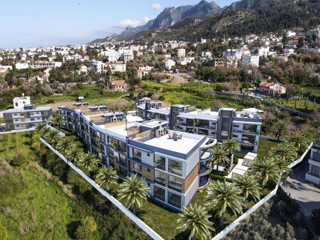 Квартира 2+1 на продажу в Кирении - регион ЛАПТА с видом на горы, море и бассейн. В суперкомплексе. Мы говорим на турецком, русском и английском языках.