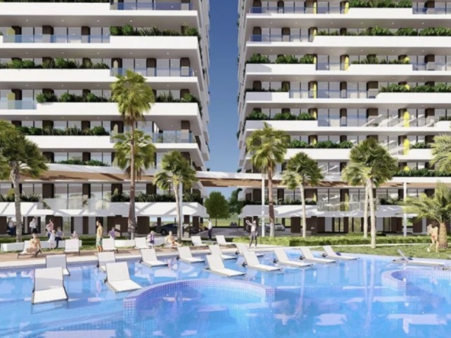 Iskele-Long Beach apartment for sale 1+1